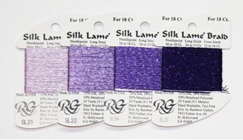 Silk thread for needlepoint